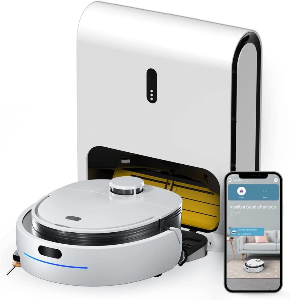 Veniibot H10 Robot Vacuum and Mop with Self Cleaning Station