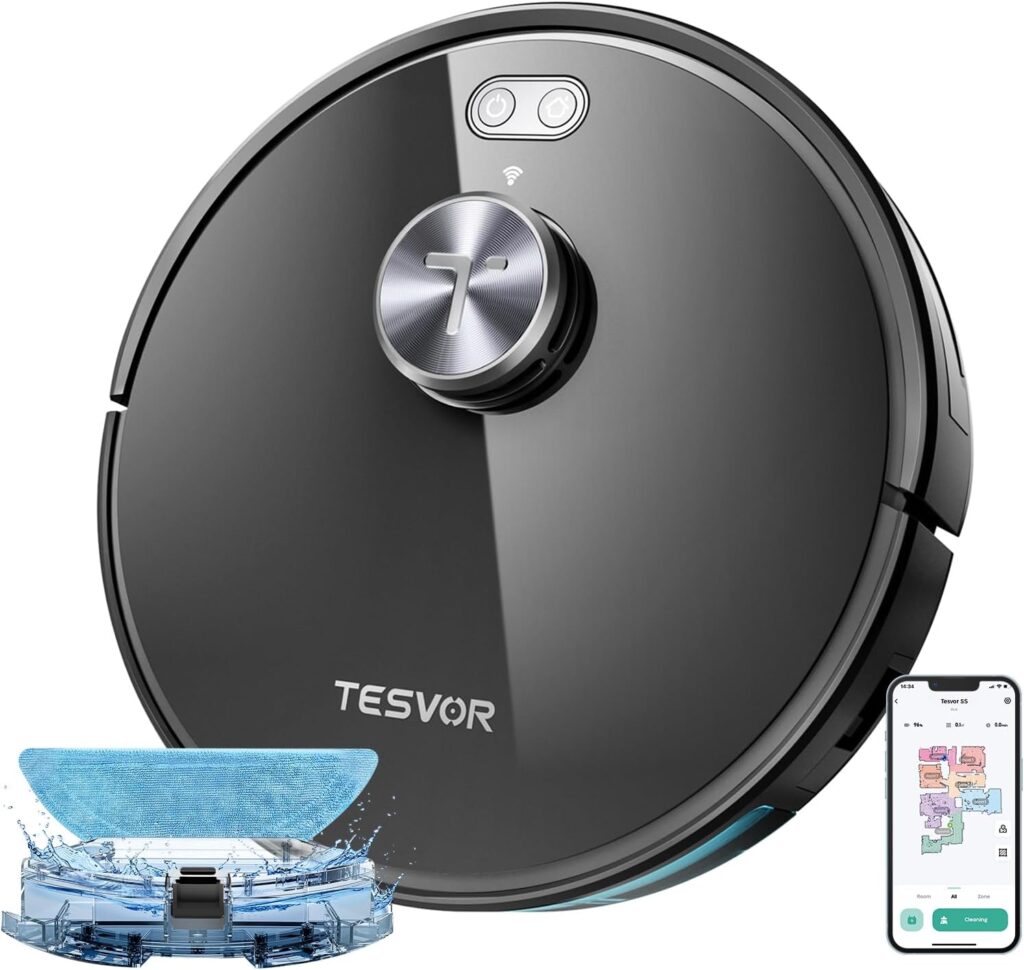 Tesvor S5 Max Robot Vacuum and Mop Combo